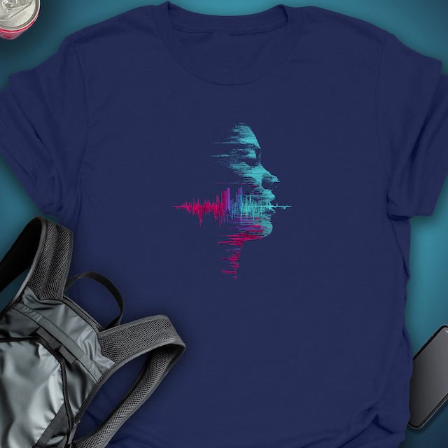 Echoed graphic T-shirt – Festival clothing by Triptees