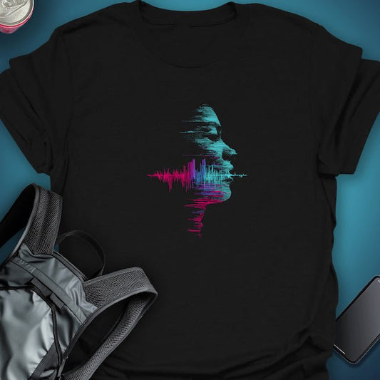 Echoed graphic T-shirt – Festival clothing by Triptees