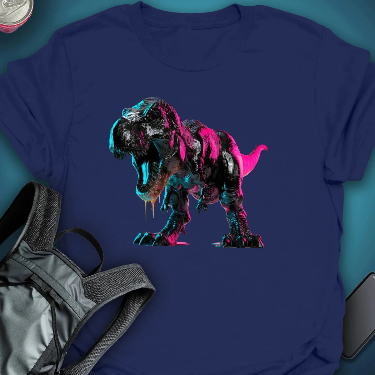 Electric Rex Graphic T-shirt. graphic T-shirt – Festival clothing by Triptees