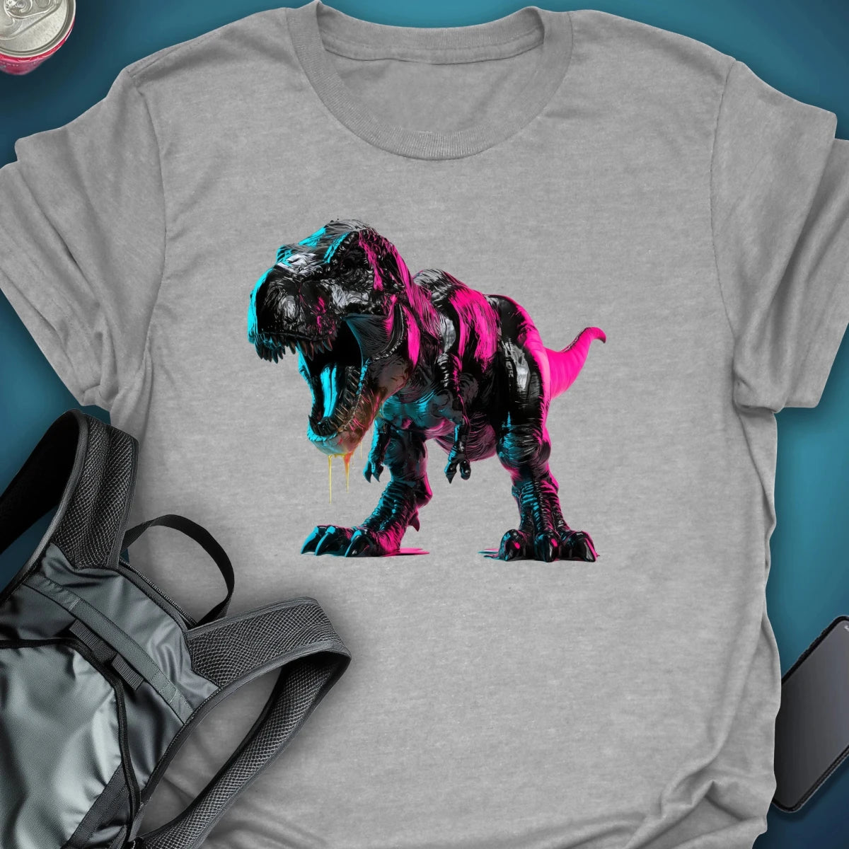 Electric Rex Graphic T-shirt. graphic T-shirt – Festival clothing by Triptees