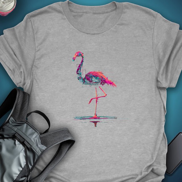 Flamingo Frequency graphic T-shirt – Festival clothing by Triptees