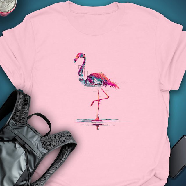 Flamingo Frequency graphic T-shirt – Festival clothing by Triptees