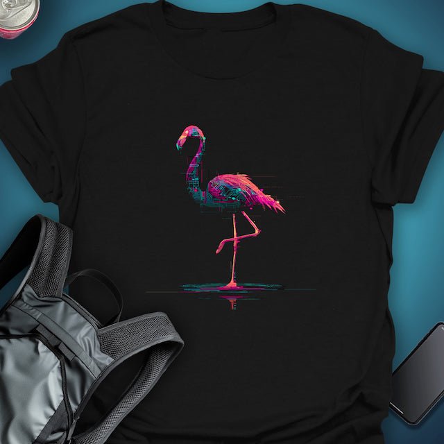 Flamingo Frequency graphic T-shirt – Festival clothing by Triptees
