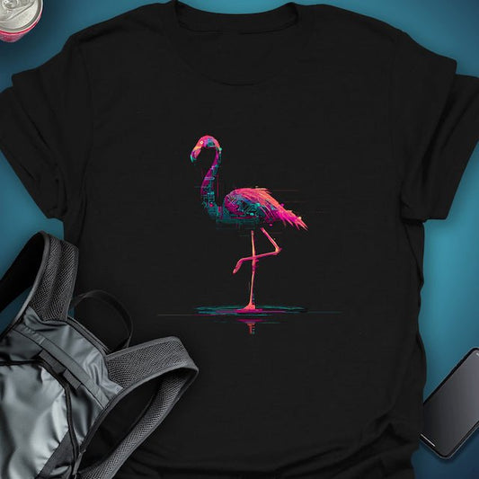 Flamingo Frequency graphic T-shirt – Festival clothing by Triptees