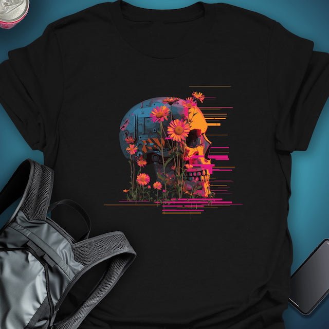 Flora Override graphic T-shirt – Festival clothing by Triptees