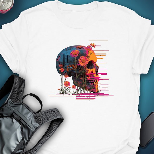 Flora Override graphic T-shirt – Festival clothing by Triptees