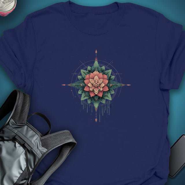 FLORAL AXIS graphic T-shirt – Festival clothing by Triptees