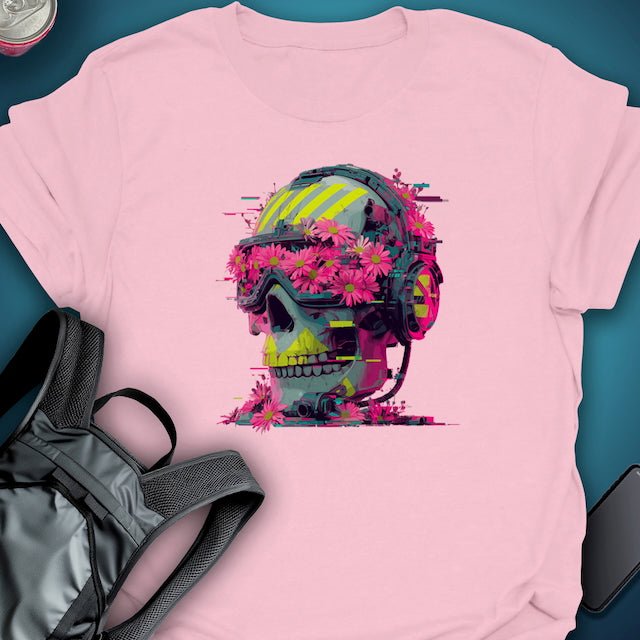 Floral Decay graphic T-shirt – Festival clothing by Triptees