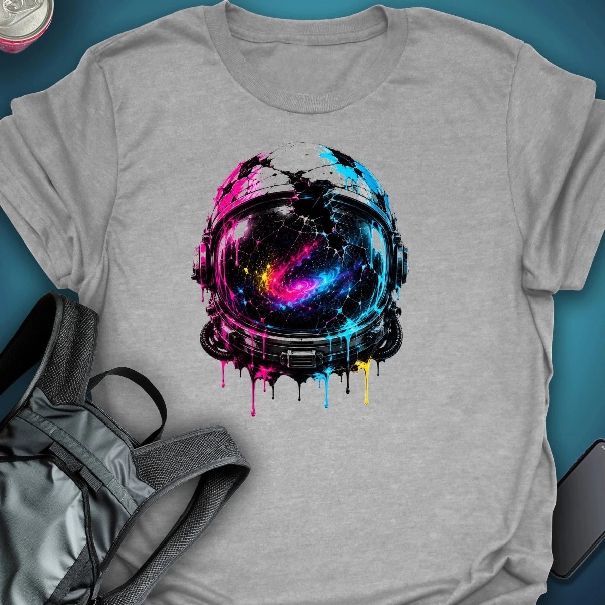 Galaxy Visor Graphic T-shirt graphic T-shirt – Festival clothing by Triptees