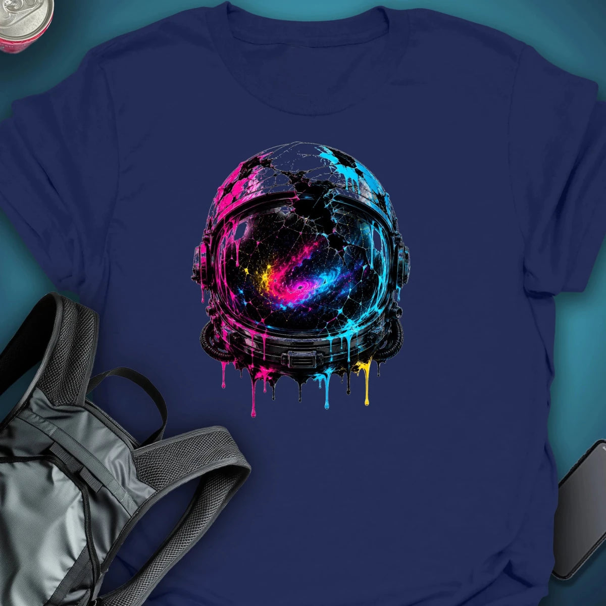 Galaxy Visor Graphic T-shirt graphic T-shirt – Festival clothing by Triptees