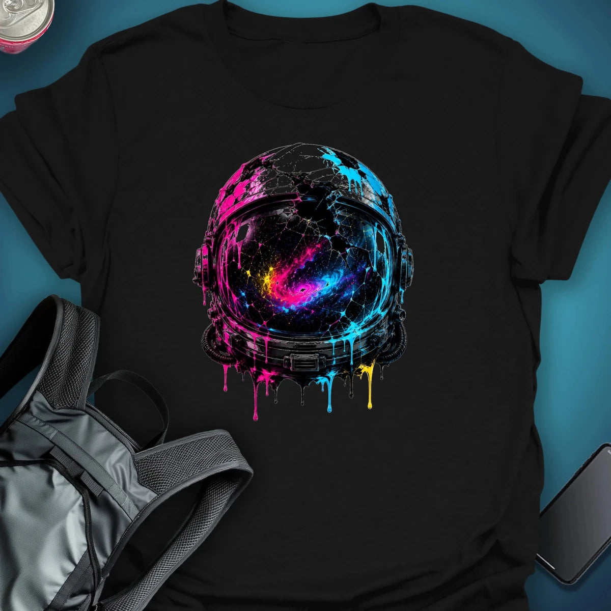 Galaxy Visor Graphic T-shirt graphic T-shirt – Festival clothing by Triptees