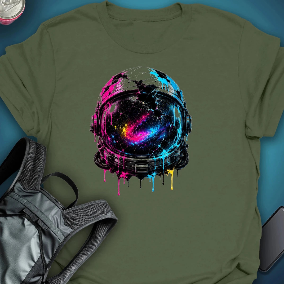 Galaxy Visor Graphic T-shirt graphic T-shirt – Festival clothing by Triptees