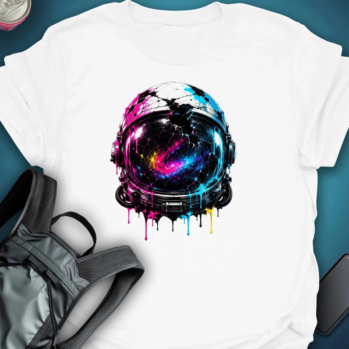 Galaxy Visor Graphic T-shirt graphic T-shirt – Festival clothing by Triptees
