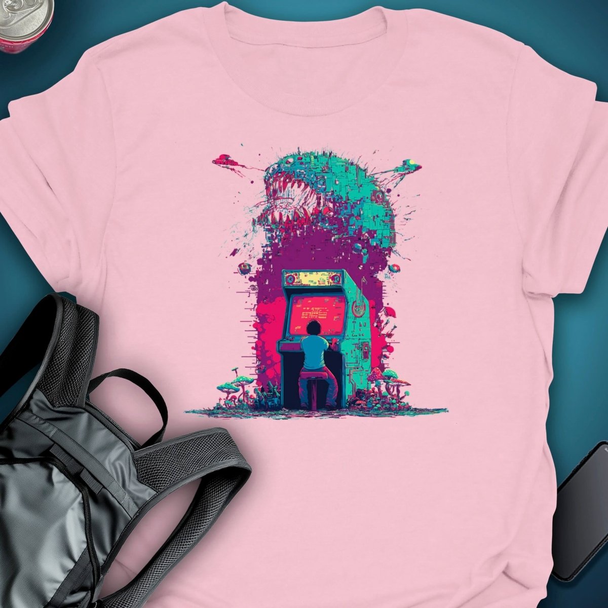 Game Over graphic T-shirt – Festival clothing by Triptees