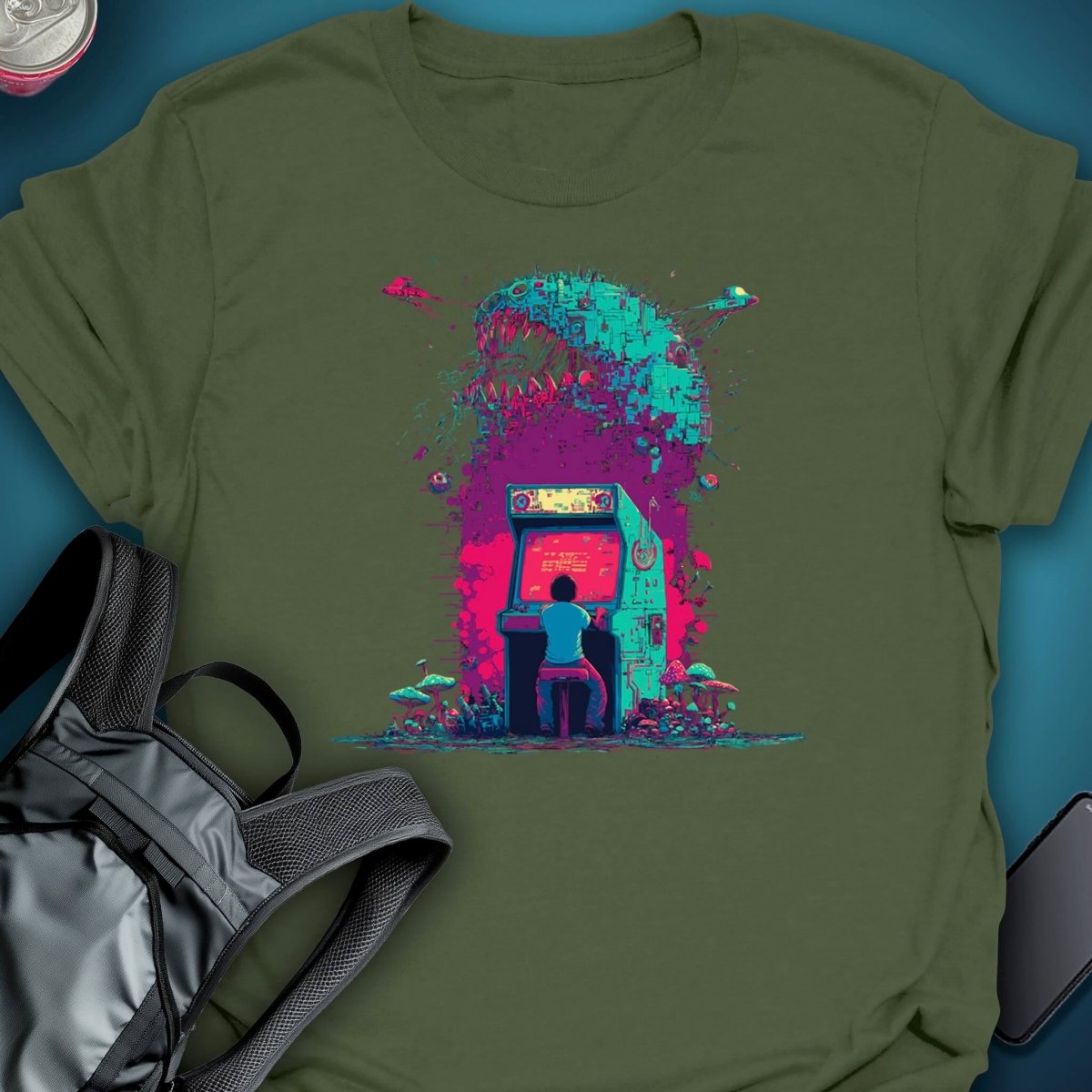 Game Over graphic T-shirt – Festival clothing by Triptees