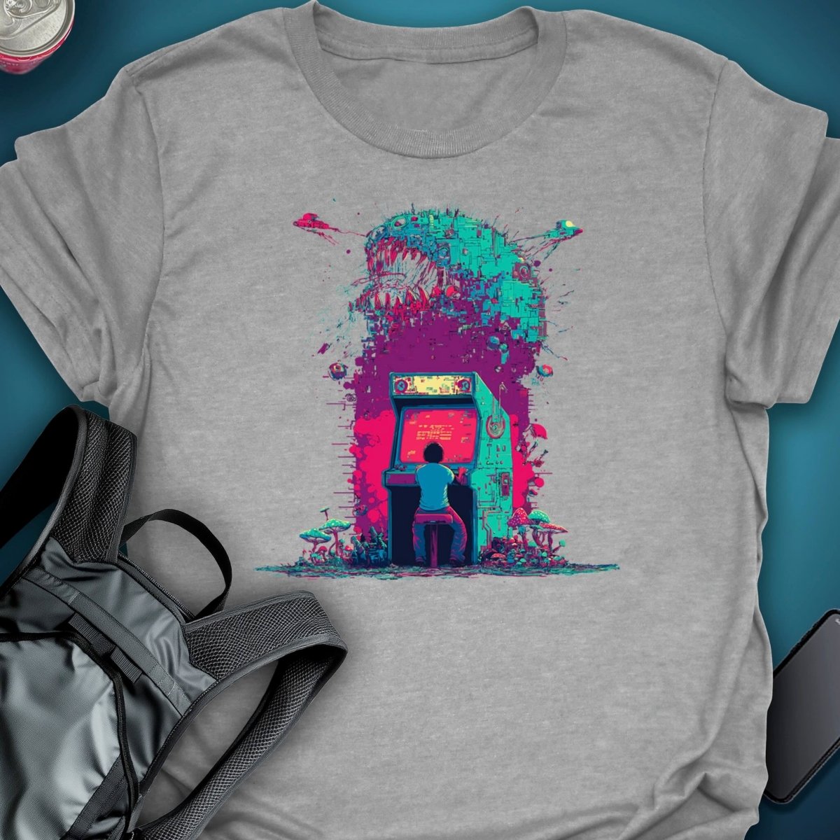 Game Over graphic T-shirt – Festival clothing by Triptees