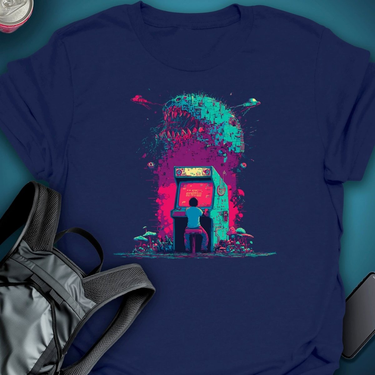 Game Over graphic T-shirt – Festival clothing by Triptees