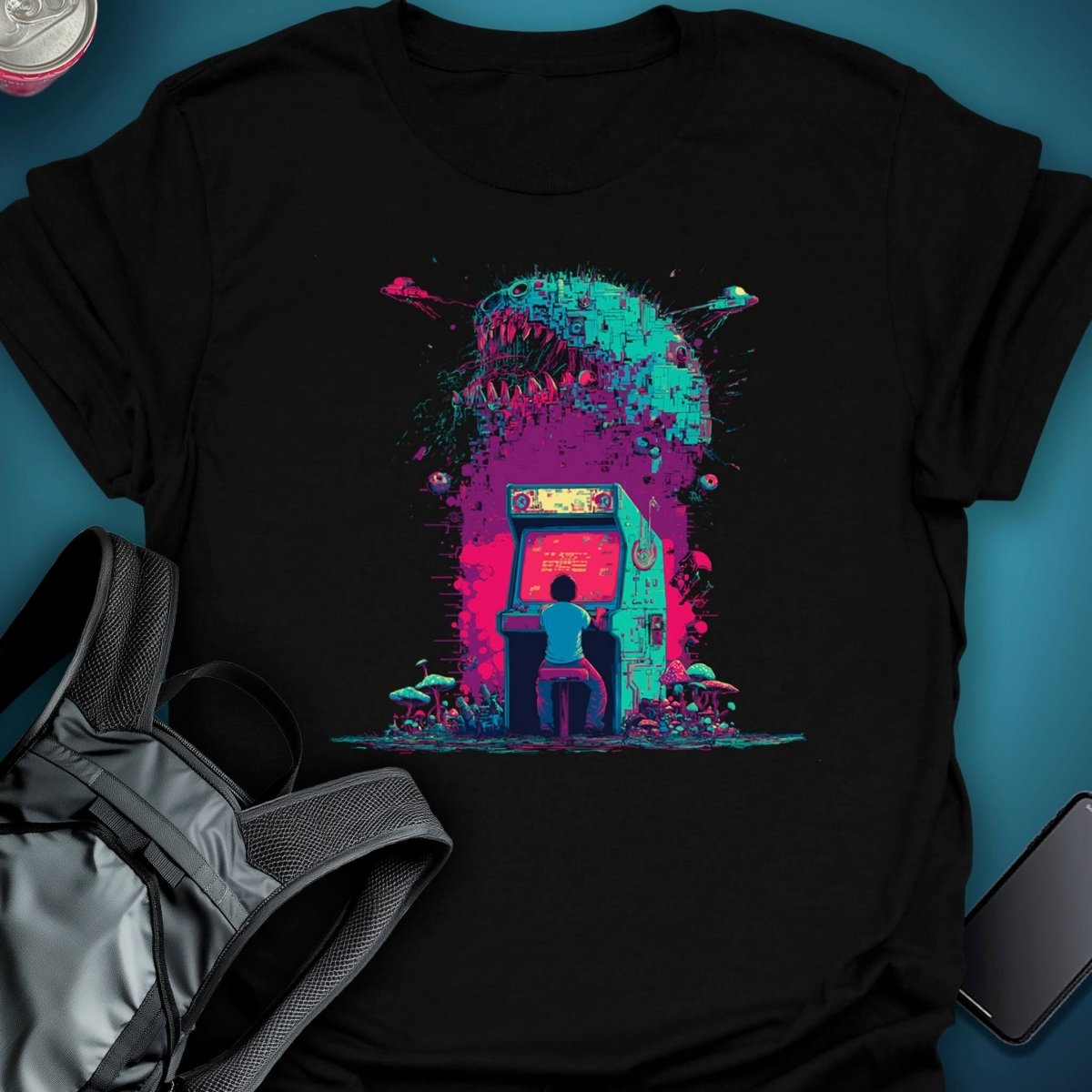 Game Over graphic T-shirt – Festival clothing by Triptees