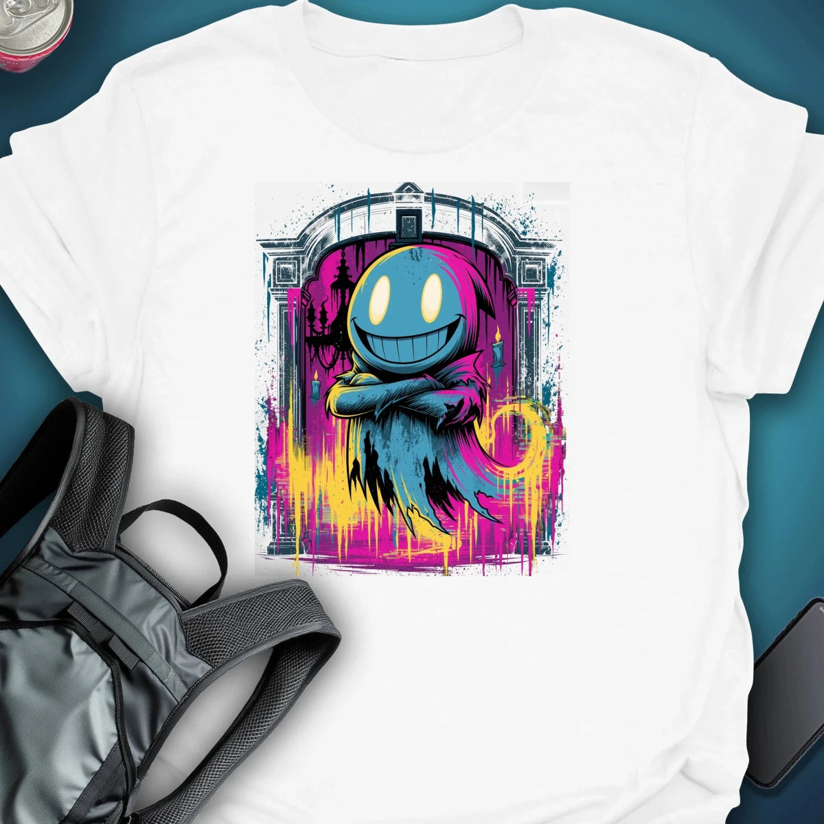 Ghosted Manor Graphic T-shirt graphic T-shirt – Festival clothing by Triptees