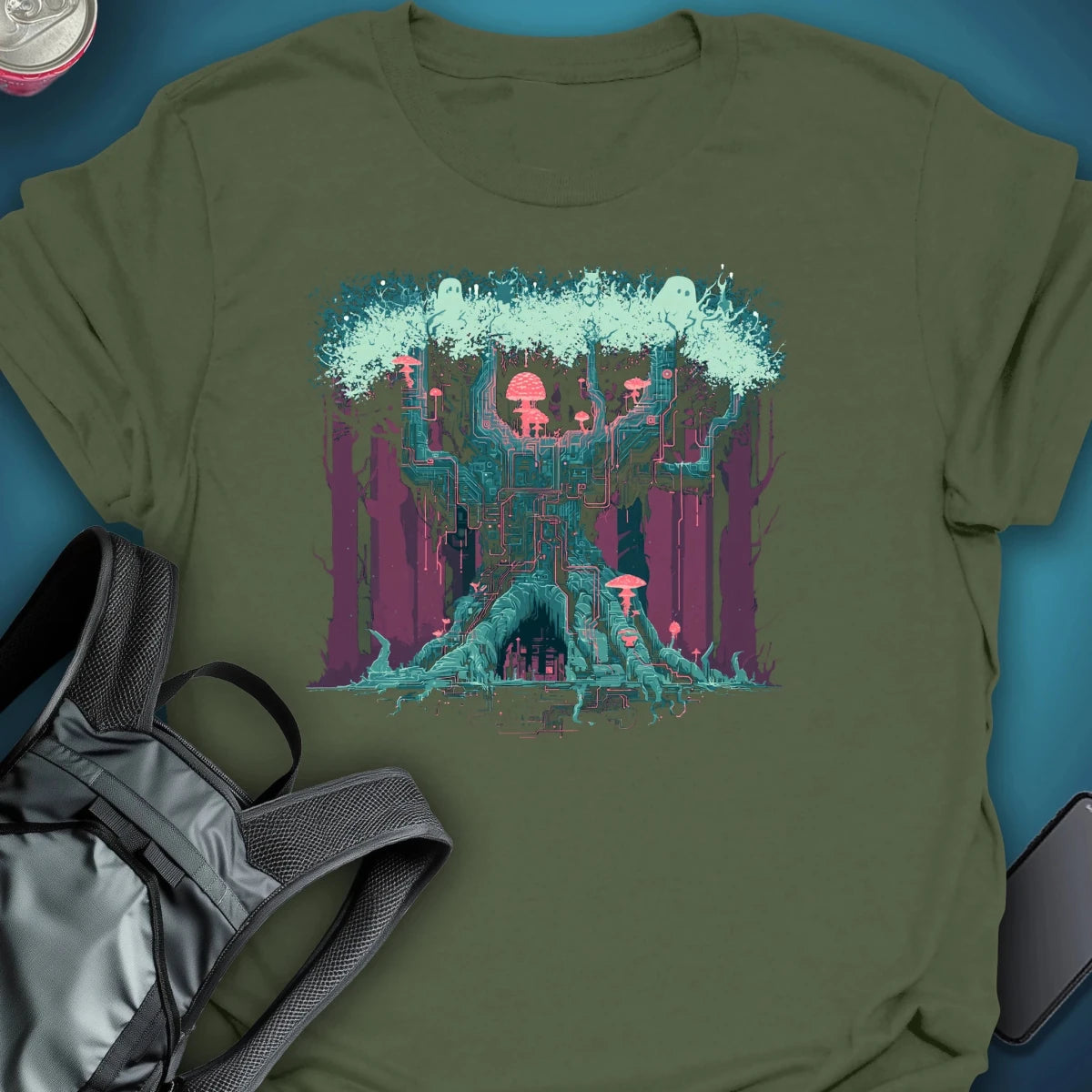 Ghostwood graphic T-shirt – Festival clothing by Triptees