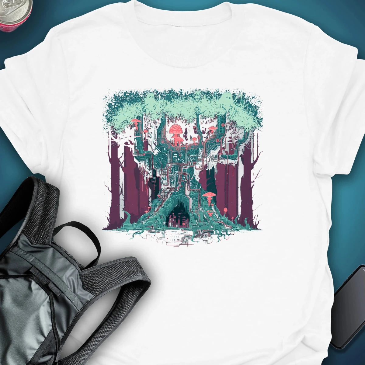 Ghostwood graphic T-shirt – Festival clothing by Triptees