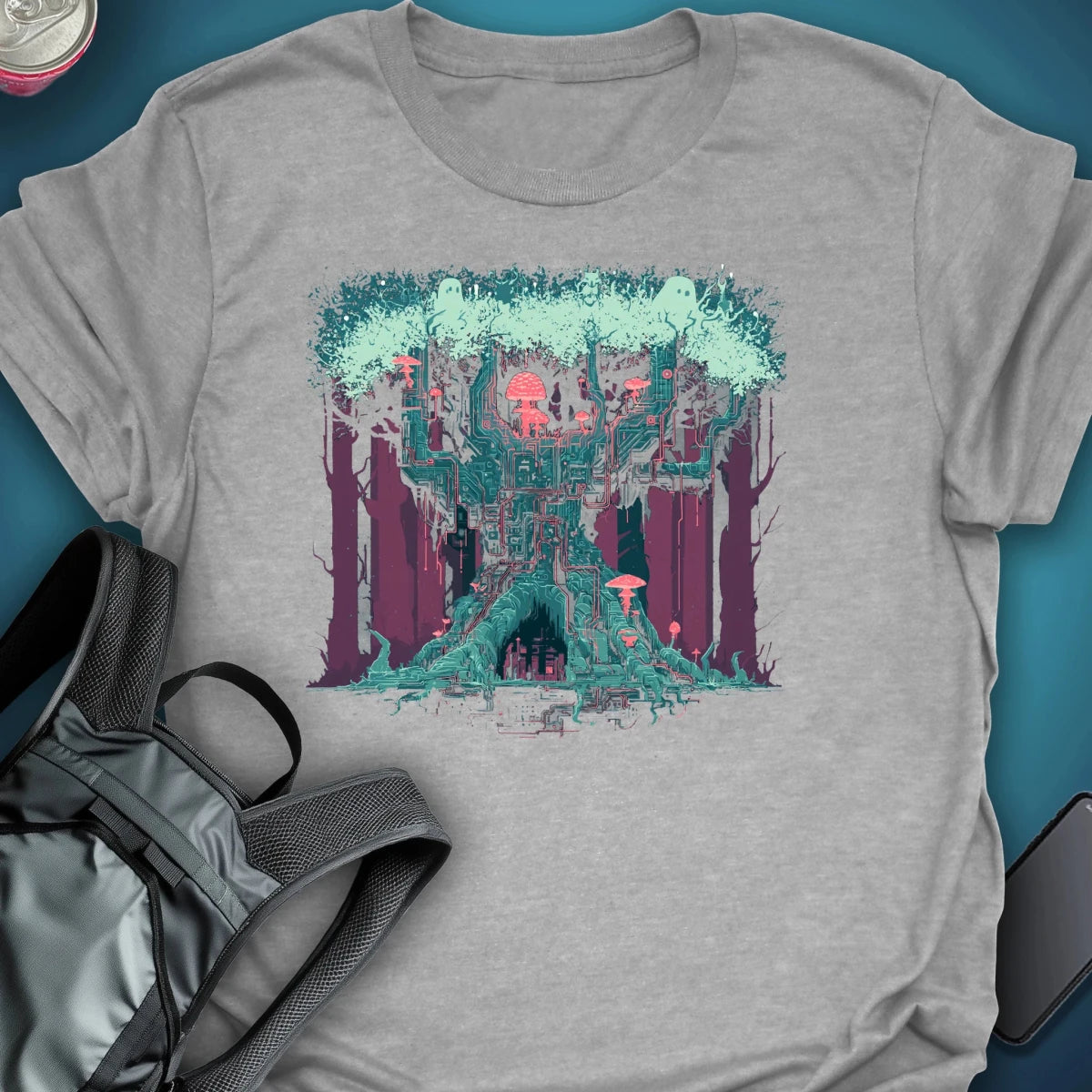 Ghostwood graphic T-shirt – Festival clothing by Triptees