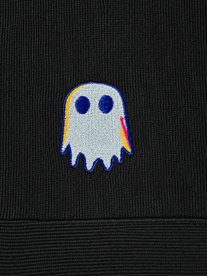 Glitch Ghost 1/4 Zip graphic T-shirt – Festival clothing by Triptees