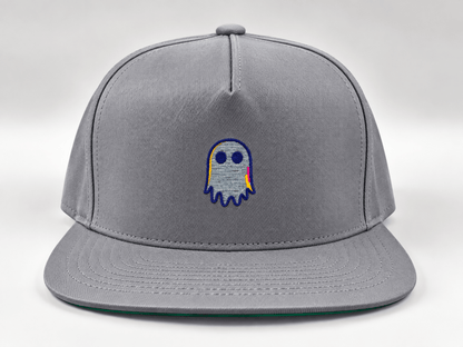 Glitch Ghost Snapback Hat graphic T-shirt – Festival clothing by Triptees