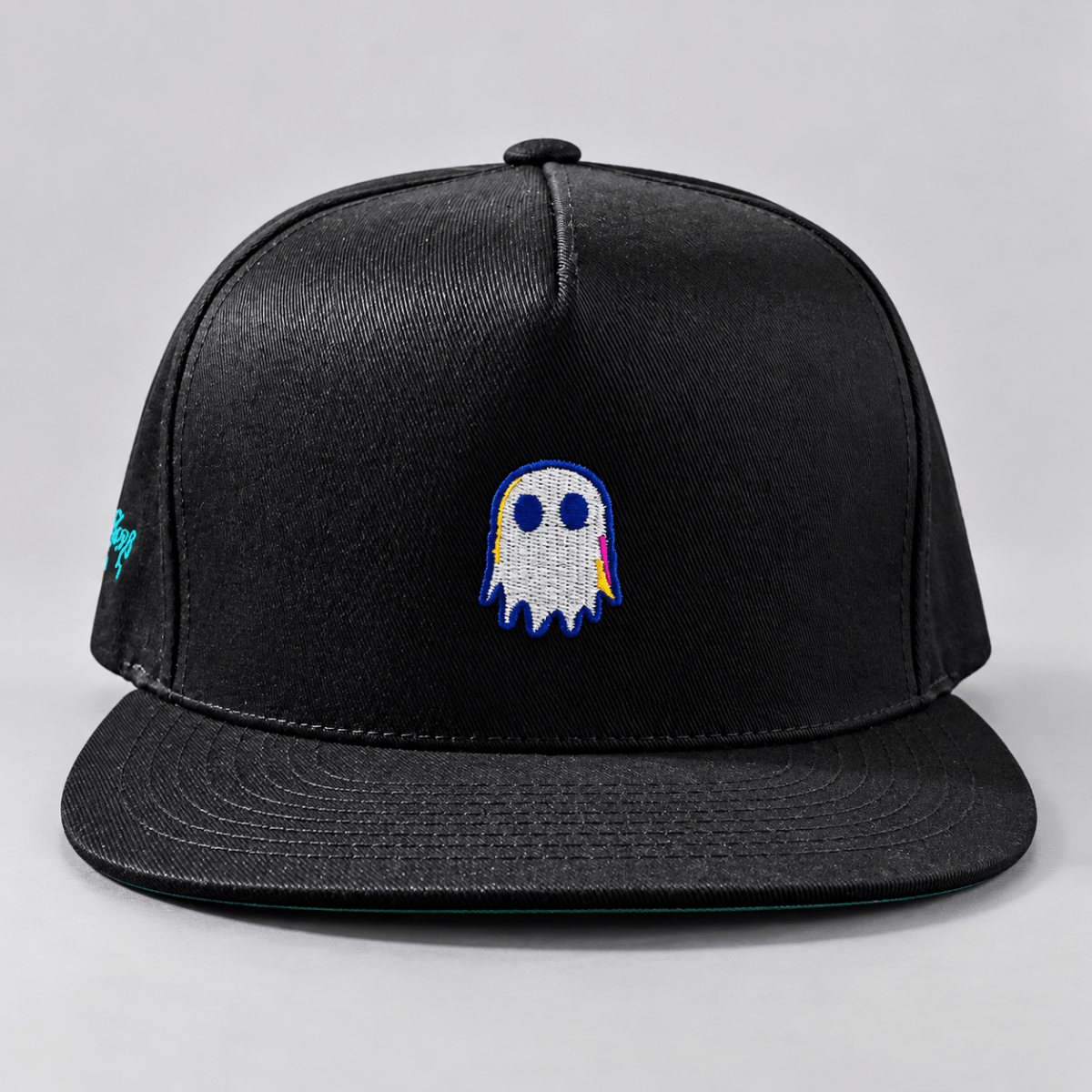 Glitch Ghost Snapback Hat graphic T-shirt – Festival clothing by Triptees