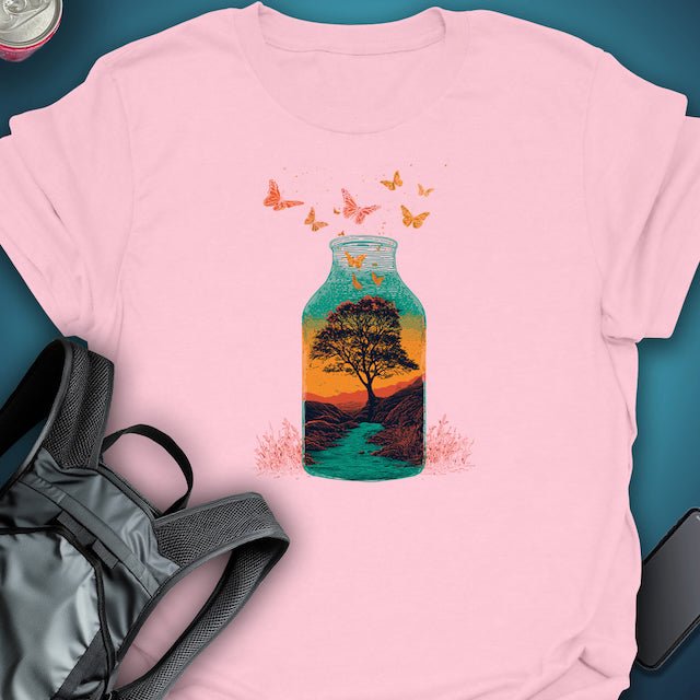 Golden Escape graphic T-shirt – Festival clothing by Triptees