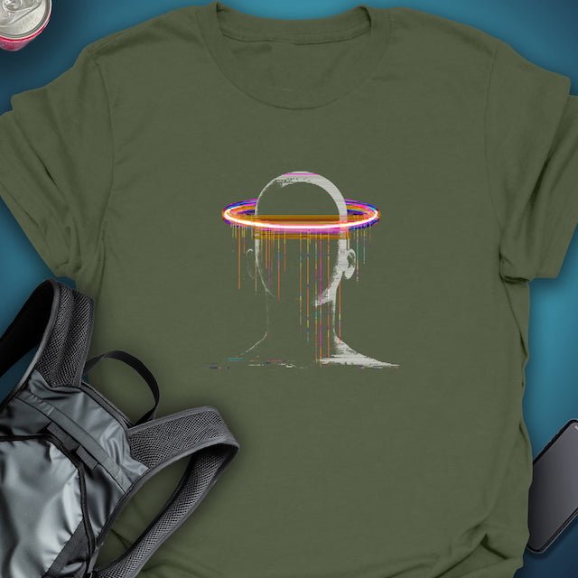 Halo Drip graphic T-shirt – Festival clothing by Triptees