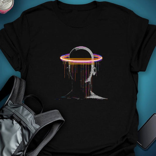Halo Drip graphic T-shirt – Festival clothing by Triptees