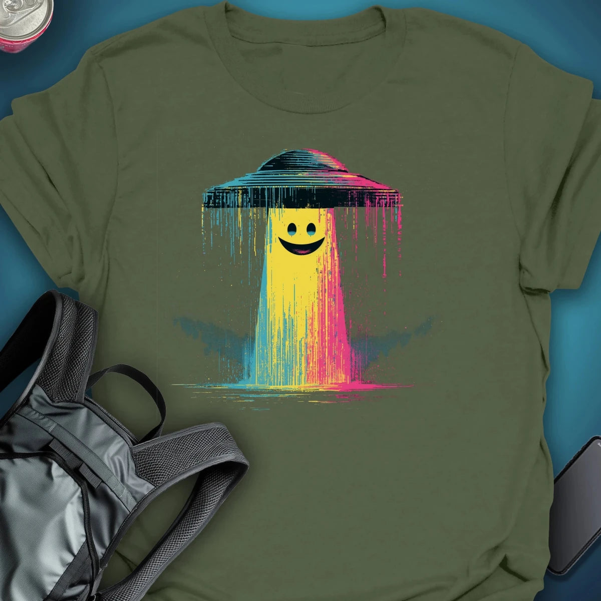 Happy Landing graphic T-shirt – Festival clothing by Triptees