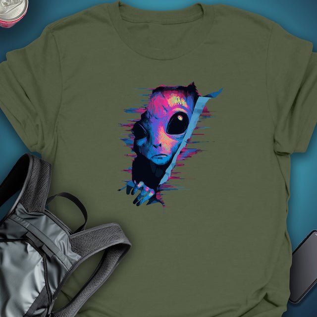 Hidden Visitor graphic T-shirt – Festival clothing by Triptees