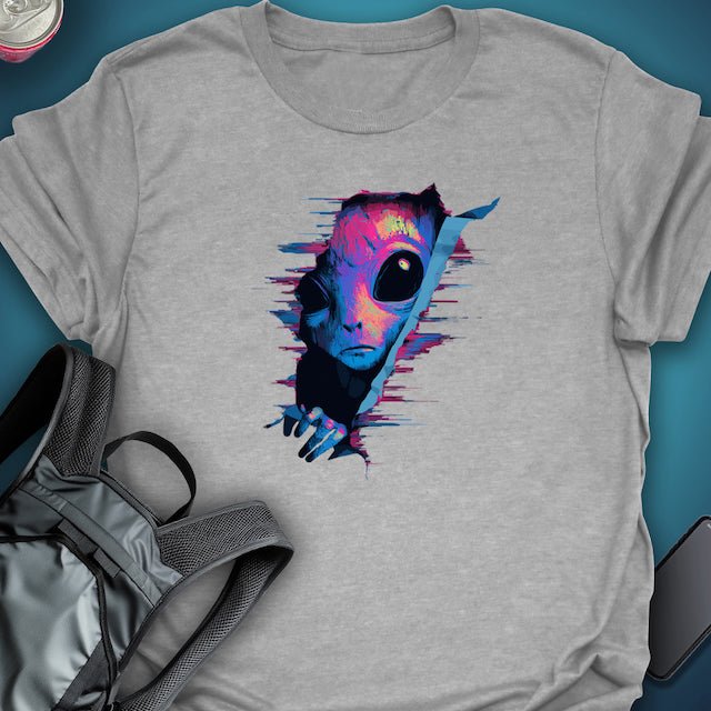 Hidden Visitor graphic T-shirt – Festival clothing by Triptees