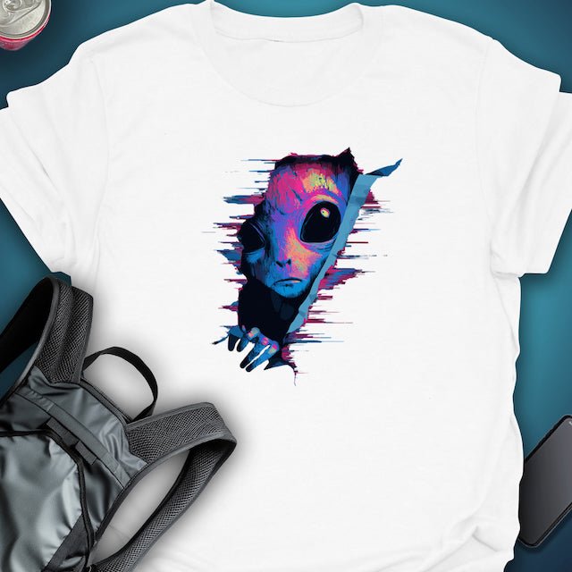 Hidden Visitor graphic T-shirt – Festival clothing by Triptees