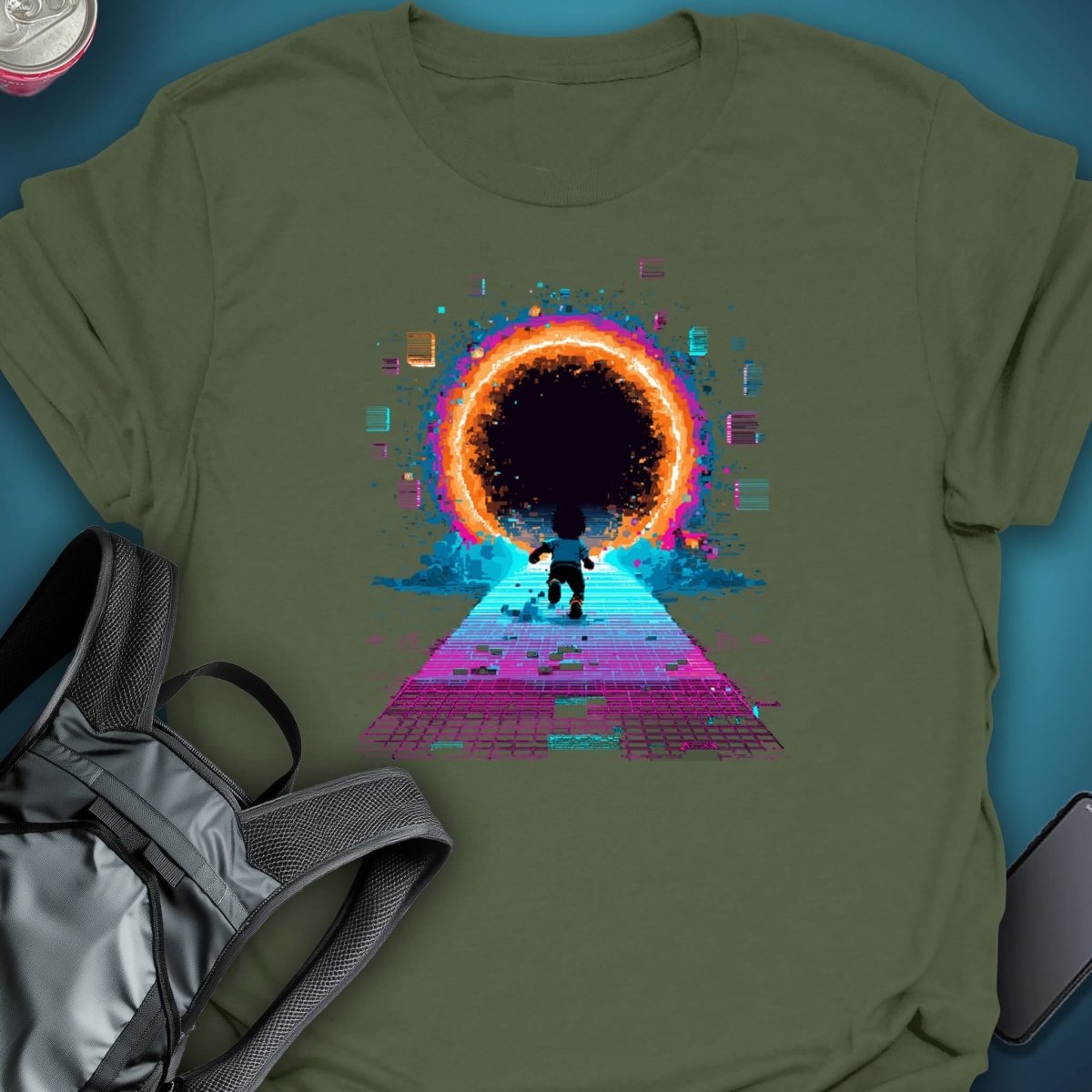 Into The Portal graphic T-shirt – Festival clothing by Triptees