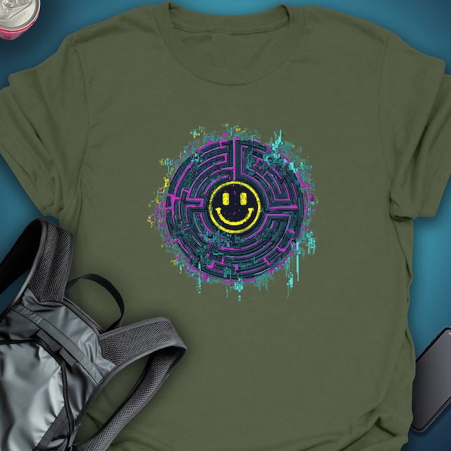 Maze Trip graphic T-shirt – Festival clothing by Triptees