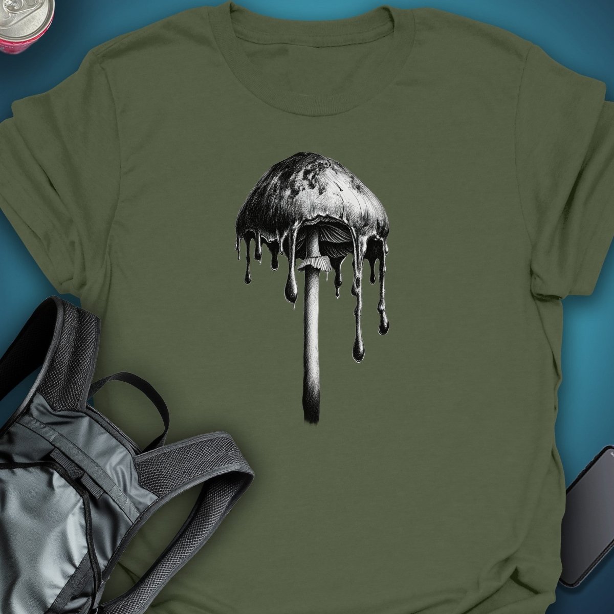 Melting Spore Graphic T-Shirt graphic T-shirt – Festival clothing by Triptees