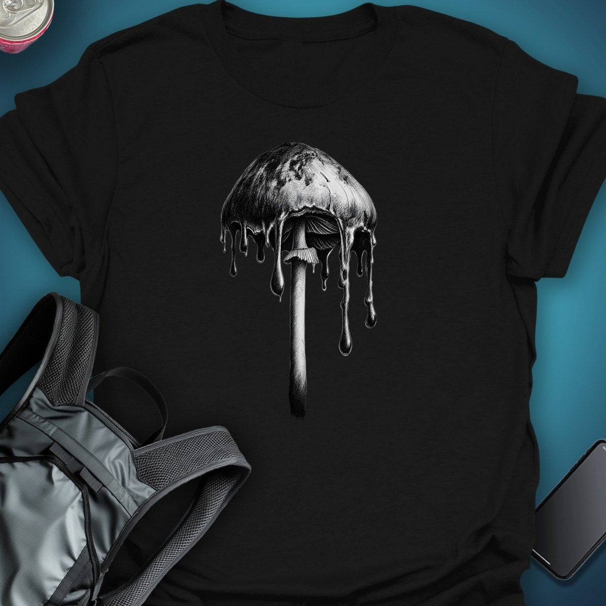 Melting Spore Graphic T-Shirt graphic T-shirt – Festival clothing by Triptees