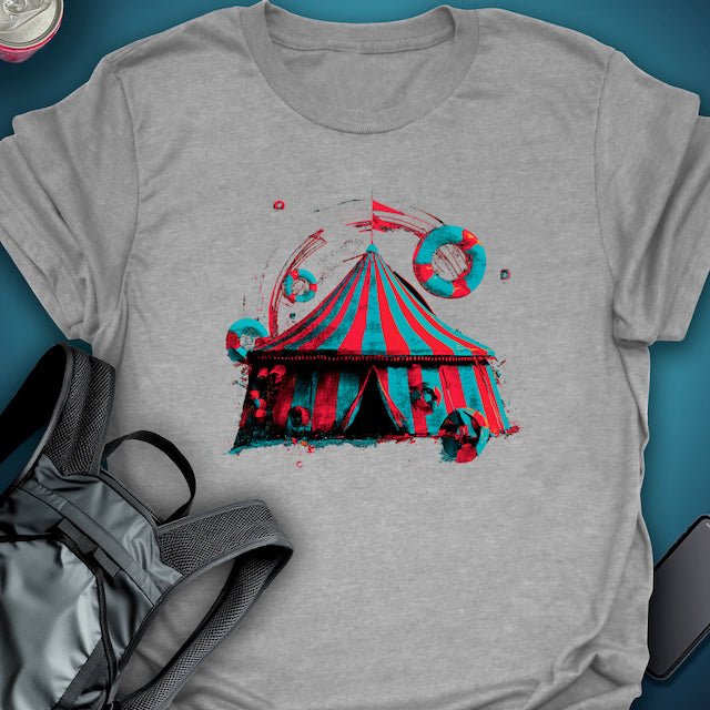 Midnight Big Top graphic T-shirt – Festival clothing by Triptees