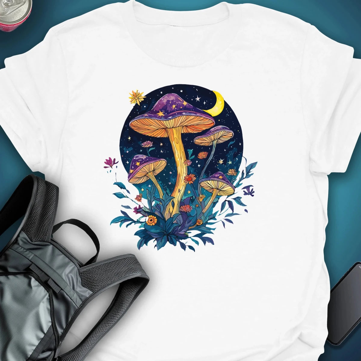 Moon Garden graphic T-shirt – Festival clothing by Triptees