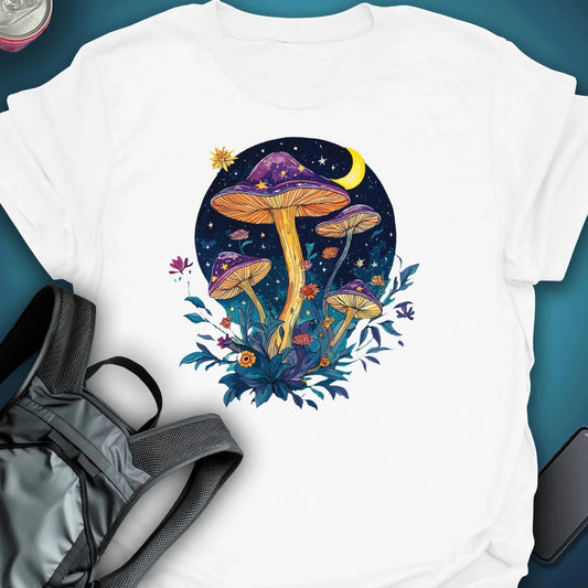 Moon Garden graphic T-shirt – Festival clothing by Triptees