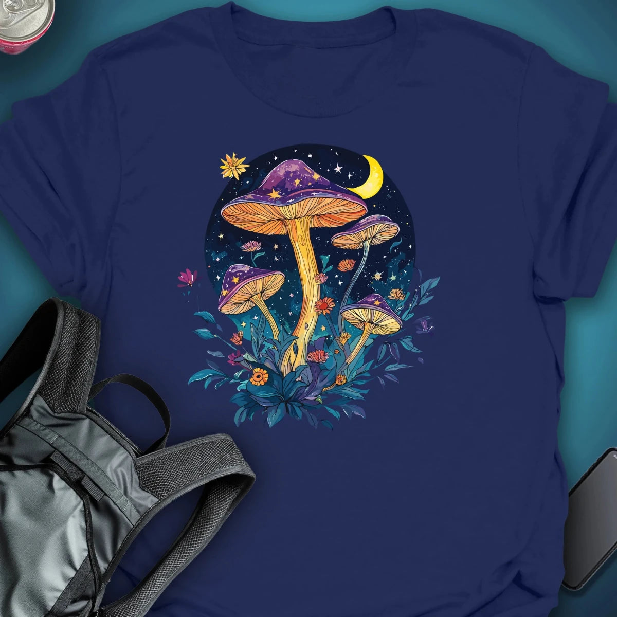 Moon Garden graphic T-shirt – Festival clothing by Triptees