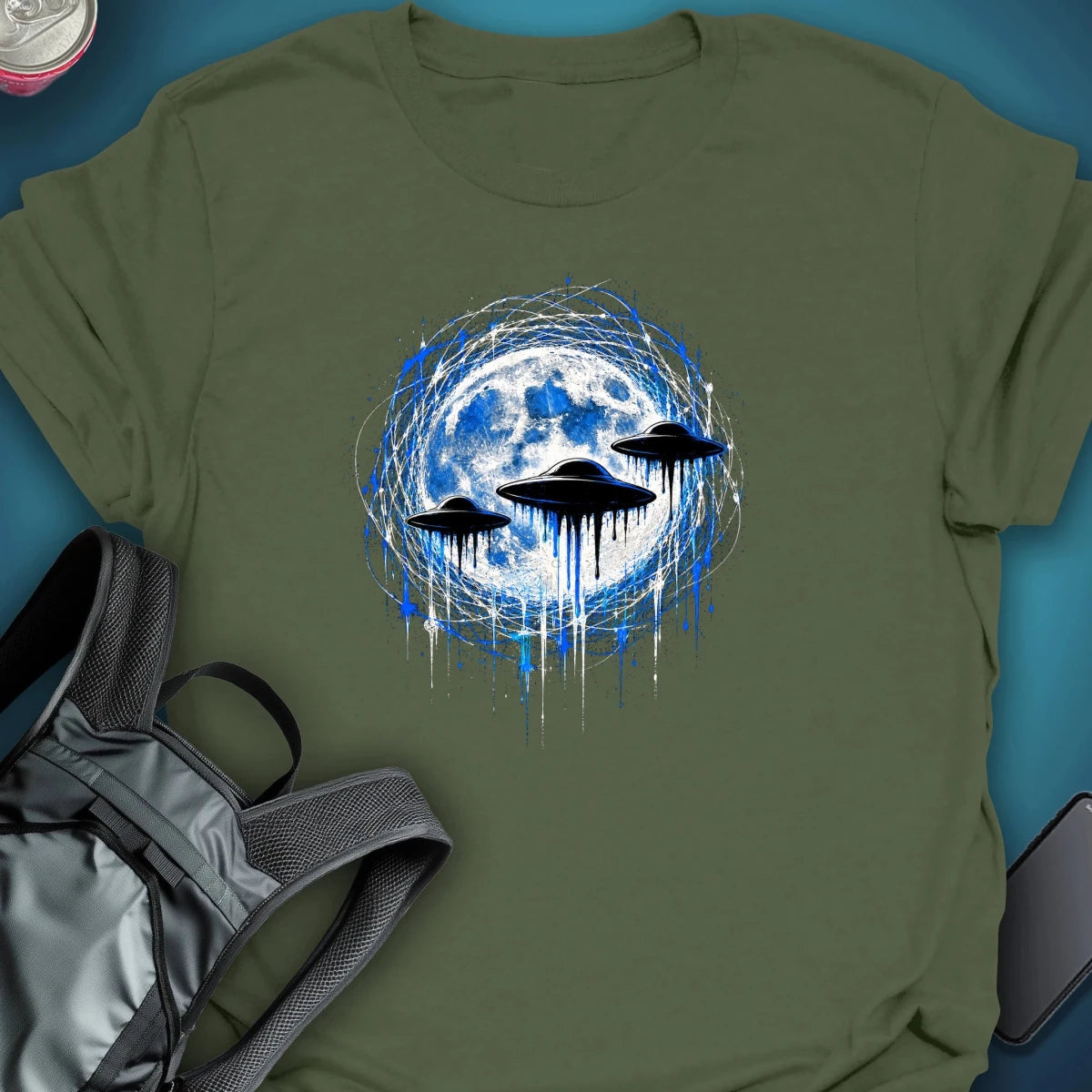 Moon Patrol Graphic T-shirt graphic T-shirt – Festival clothing by Triptees