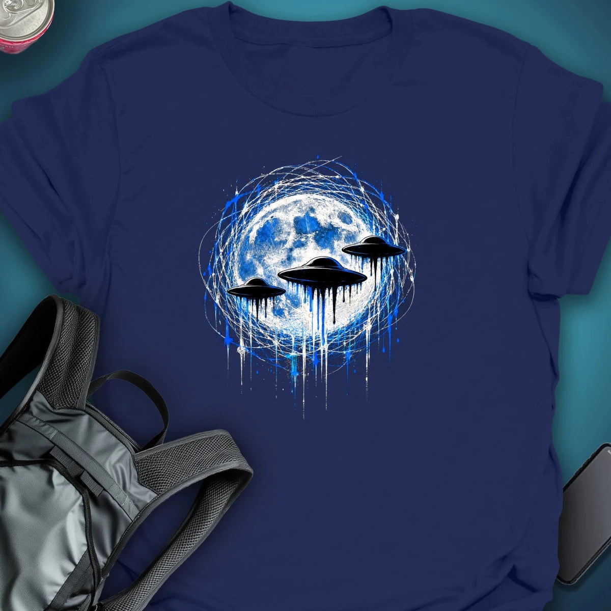 Moon Patrol Graphic T-shirt graphic T-shirt – Festival clothing by Triptees