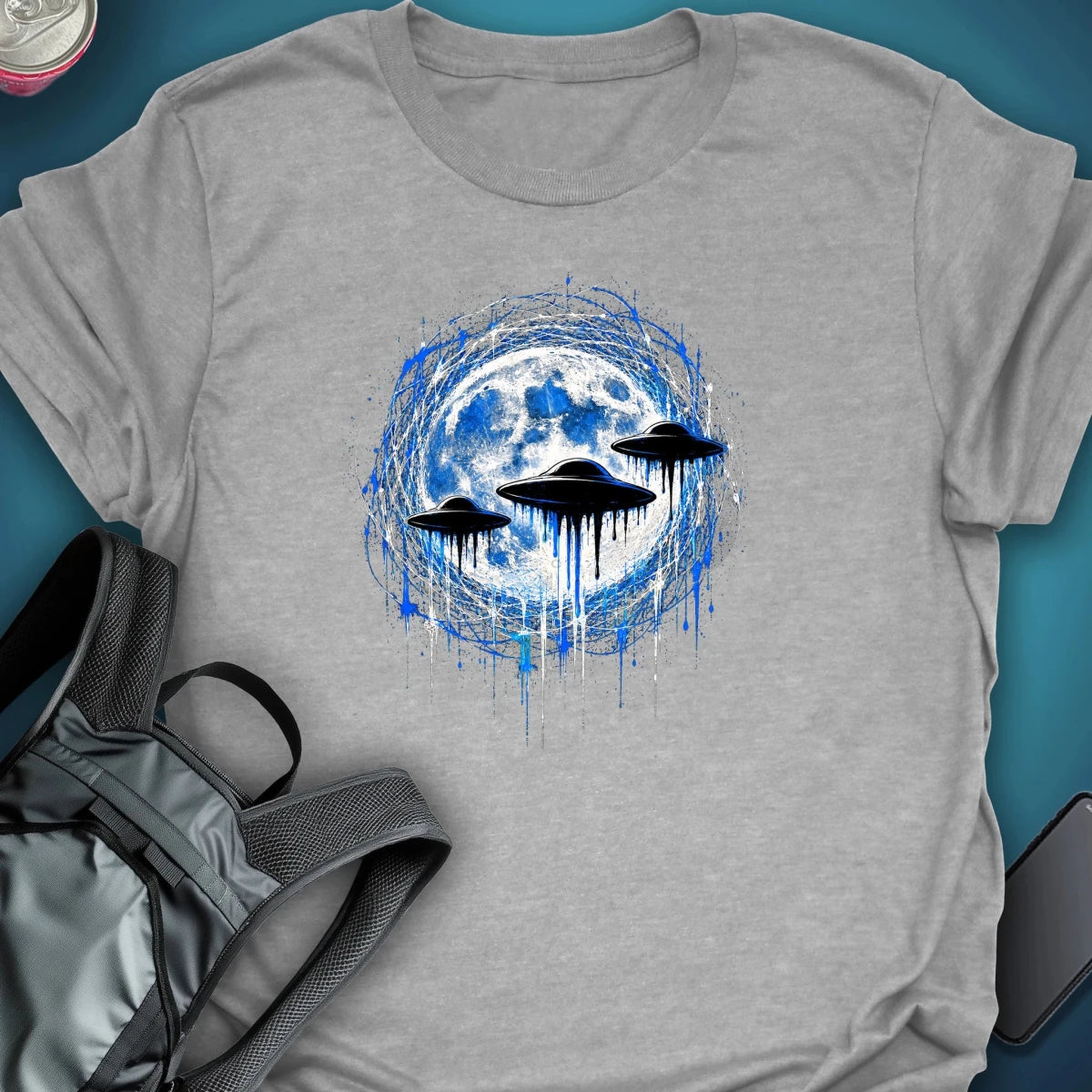 Moon Patrol Graphic T-shirt graphic T-shirt – Festival clothing by Triptees
