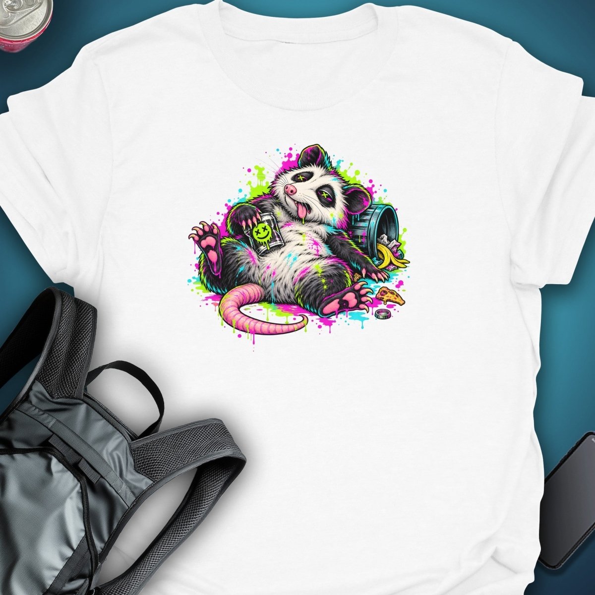 Neon Chaos Graphic T-Shirt graphic T-shirt – Festival clothing by Triptees