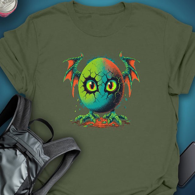 Neon Hatchling graphic T-shirt – Festival clothing by Triptees