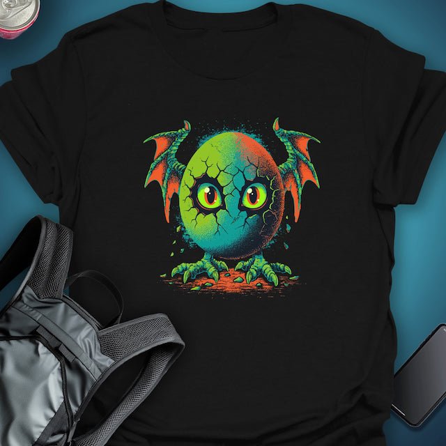 Neon Hatchling graphic T-shirt – Festival clothing by Triptees